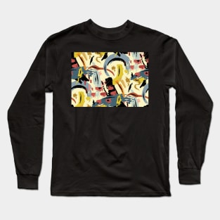 Hand Painted Abstract | Urban Finery Long Sleeve T-Shirt